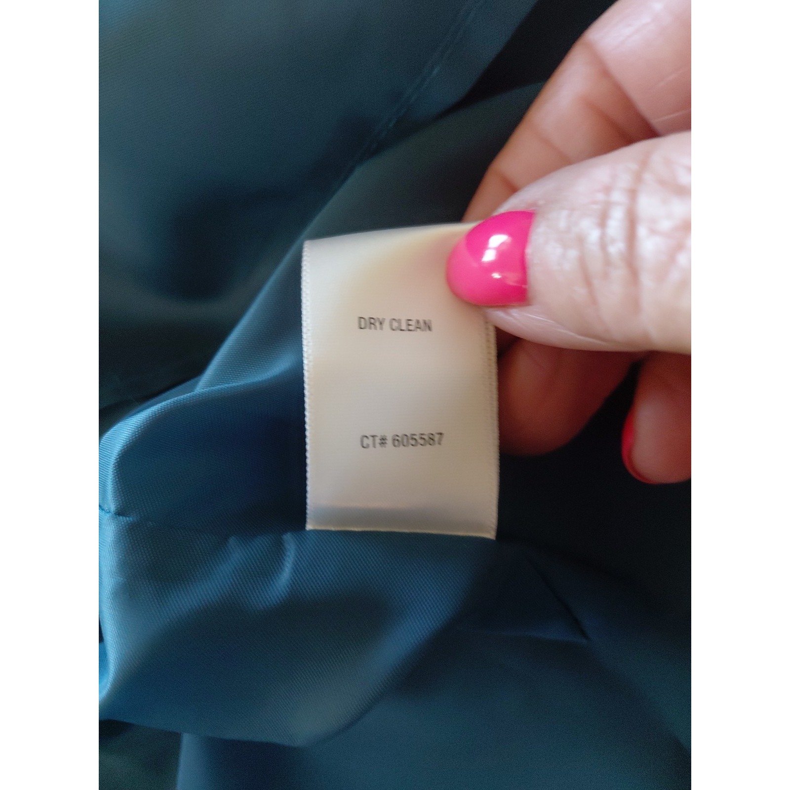 Roz & Ali Size 18 Aline Dress Blue Pink Floral Sleeveless Lined Dressy Nwot — image 8 of 8